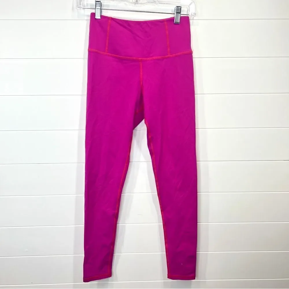 🌺3 FOR $20🌺 - Electric & Rose vibrant Fuschia Leggings Small 27” length